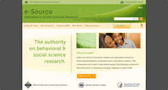 Desktop Screenshot of esourceresearch.org